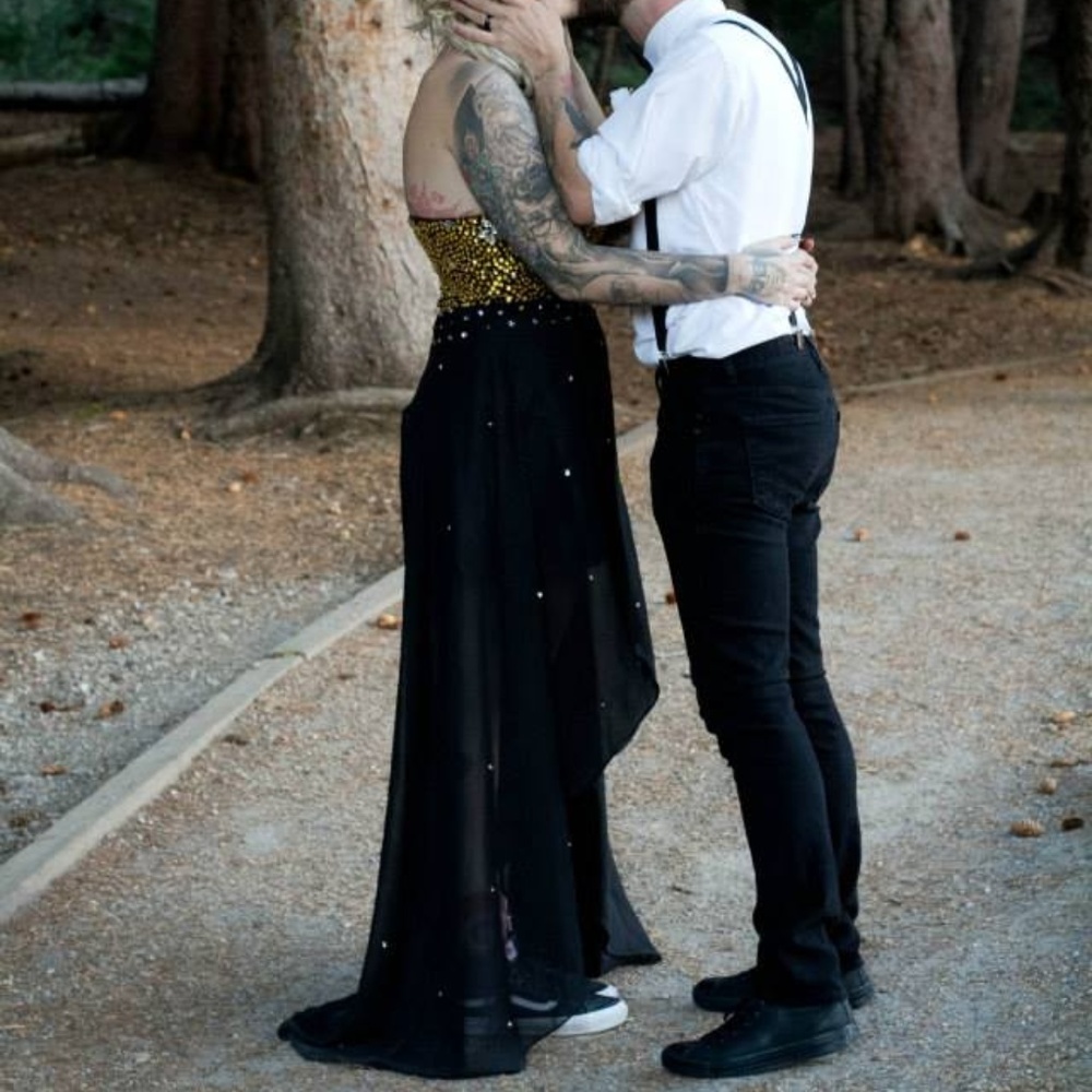 High Low Corset Prom Formal Dress size 8